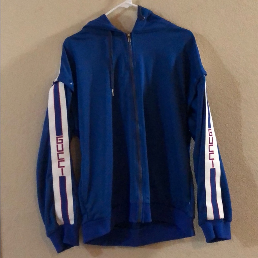 Blue Fake Gucci Jacket